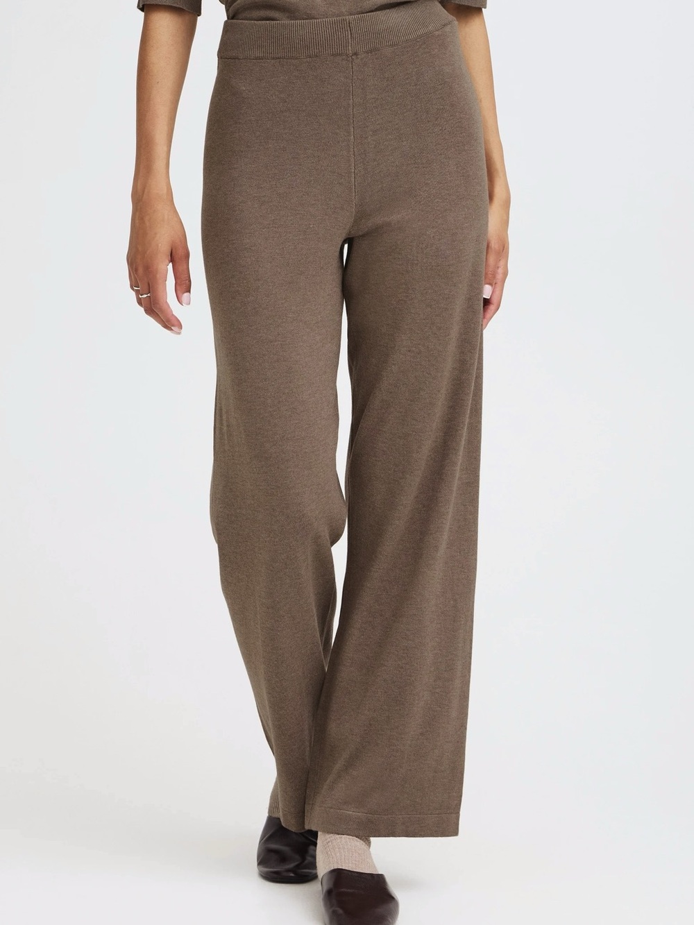 B.Young Knit Pants - Java Melange - Picture 2 of 7